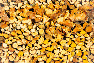 firewood for winter heating