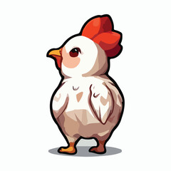 Hen animal vector design illustration