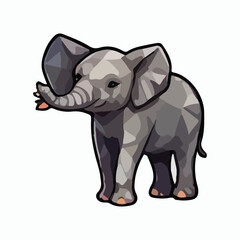Elephant animal vector design illustration