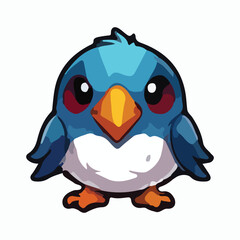 Bird animal vector design illustration