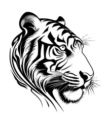 Obraz premium Tribal Tiger Art