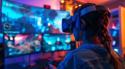A digital gaming platform hosting multiplayer online games and virtual reality experiences for gamers worldwide. 