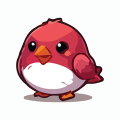 Fototapeta premium Bird animal vector design illustration