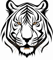 Fototapeta premium Tribal Tiger Art