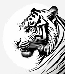 Obraz premium Tribal Tiger Art