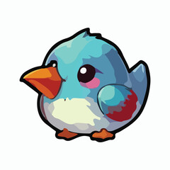Bird animal vector design illustration