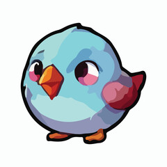 Bird animal vector design illustration