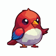 Bird animal vector design illustration