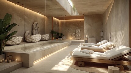 Tranquil D Rendering Depicting a Comprehensive Wellness Lifestyle