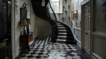 london style stairwell