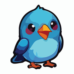 Obraz premium Bird animal vector design illustration