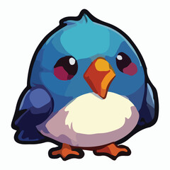 Bird animal vector design illustration