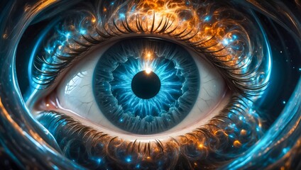 The Spiritual Third Eye of the Universe. All Seeing Eye. Opening the Third Eye with Meditation. A Look into the Future and Events. The Eye that Sees Through Dimensions. Inner Vision.