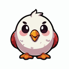 Fototapeta premium Bird animal vector design illustration