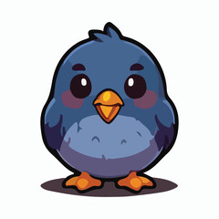 Bird animal vector design illustration