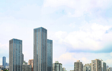 Fototapeta premium Buildings in the Chinese city of ChongQing