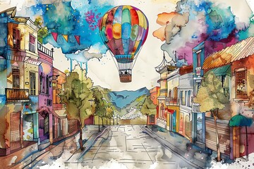 Take me up, up and away in my beautiful hot air balloon