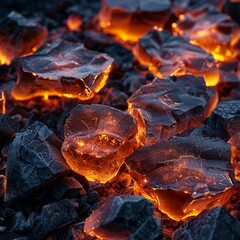Elemental Fire Shard, flame s core, sunrise, ember of pure destruction and life, detailed burn, morning ignition, primordial spark