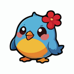 Bird animal vector design illustration