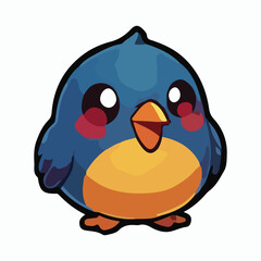 Bird animal vector design illustration