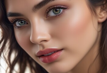 A Portrait Of Breathtakingly Gorgeous, Exotic, Beautiful Woman.
