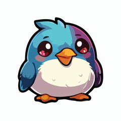 Bird animal vector design illustration