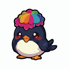 Bird animal vector design illustration