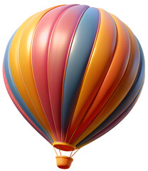 Fototapeta premium Colorful balloon, generative ai