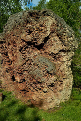 Steine im Park der Sinne 