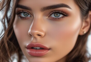 A Portrait Of Breathtakingly Gorgeous, Exotic, Beautiful Woman.
