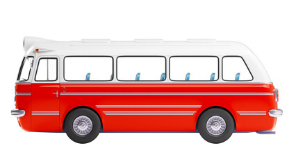 retro tourist bus side