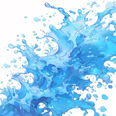 Vibrant Liquid Wave in Motion - Ideal for Advertisements, Posters & Graphics Design!