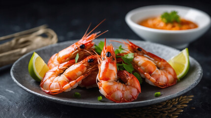 Fried indian koliwada prawns