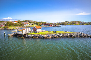 Donso island in Gothenburg archipelago scenic coastline view
