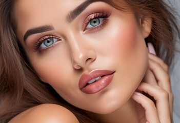 Fototapeta premium A Portrait Of Breathtakingly Gorgeous, Exotic, Beautiful Woman. 