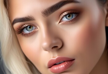 A Portrait Of Breathtakingly Gorgeous, Exotic, Beautiful Woman.
