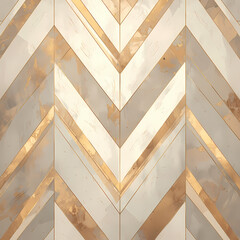 Elegant Chevron Design Element with Metallic Gold Hues and a Seamless See-Through Look