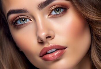 A Portrait Of Breathtakingly Gorgeous, Exotic, Beautiful Woman.
