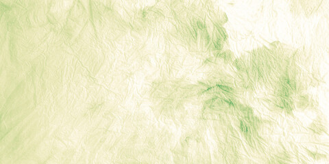 Green Batik Graphic. Art Watercolor. Pastel