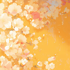 Captivating Blossom-Flecked Abstract Design – Perfect for Love, Celebration & Artistic Expression