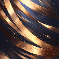 Glistening, Golden Abstract Artwork with a Luxurious and Elegant Ambiance - Perfect for Advertising, Fashion, or Events