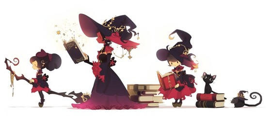 Cute witch character