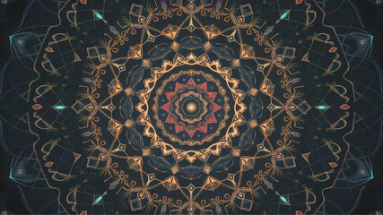 digital mandala using intricate patterns and sacred geometry