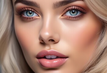 A Portrait Of Breathtakingly Gorgeous, Exotic, Beautiful Woman.
