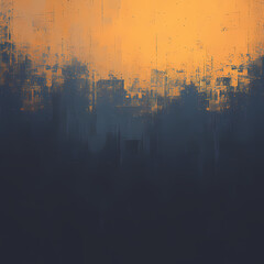 Vibrant Cityscape Background with Gradient Colors and Grainy Texture
