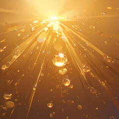 Experience the Ethereal Glow of Liquid Gold: A Mesmerizing Optical Illusion for Your Visual Delight.