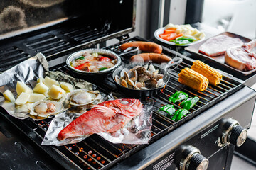 バーベキュー　BBQ　アウトドア