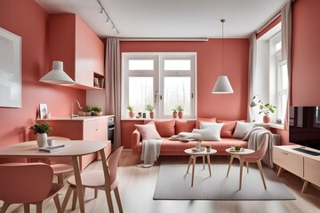 Fototapeta premium apartment with stylish design