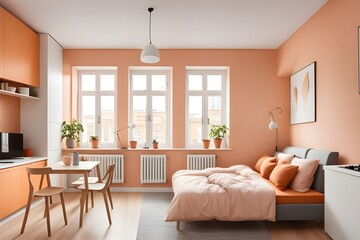 Fototapeta premium apartment with stylish design