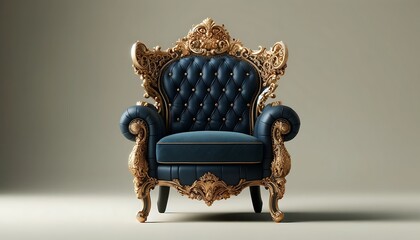 Classic Design luxorious chair with fancy details